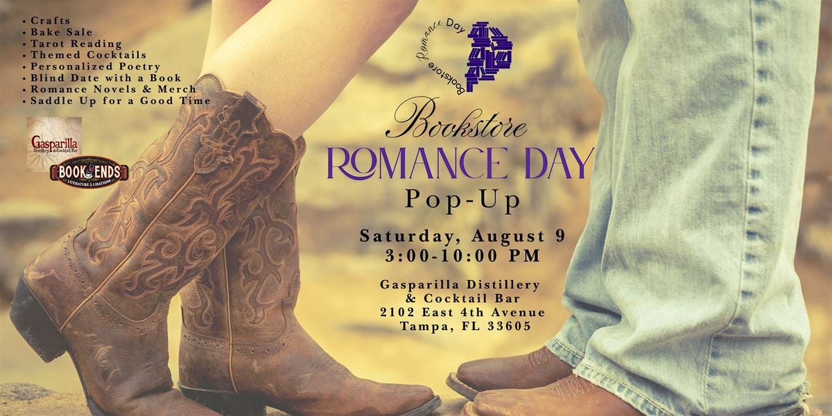 Bookstore Romance Day Pop-Up, 9 August | Event in Tampa | AllEvents