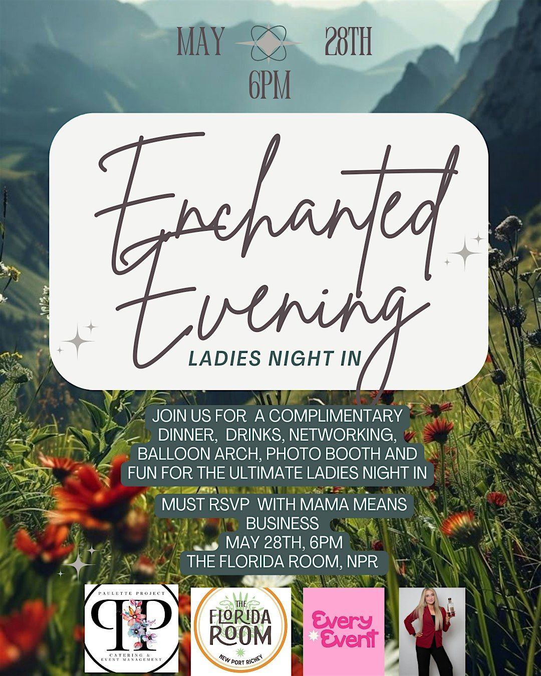 Enchanted Evening: Mama Means Business LADIES  Night In, 28 May | Event in New Port Richey | AllEvents