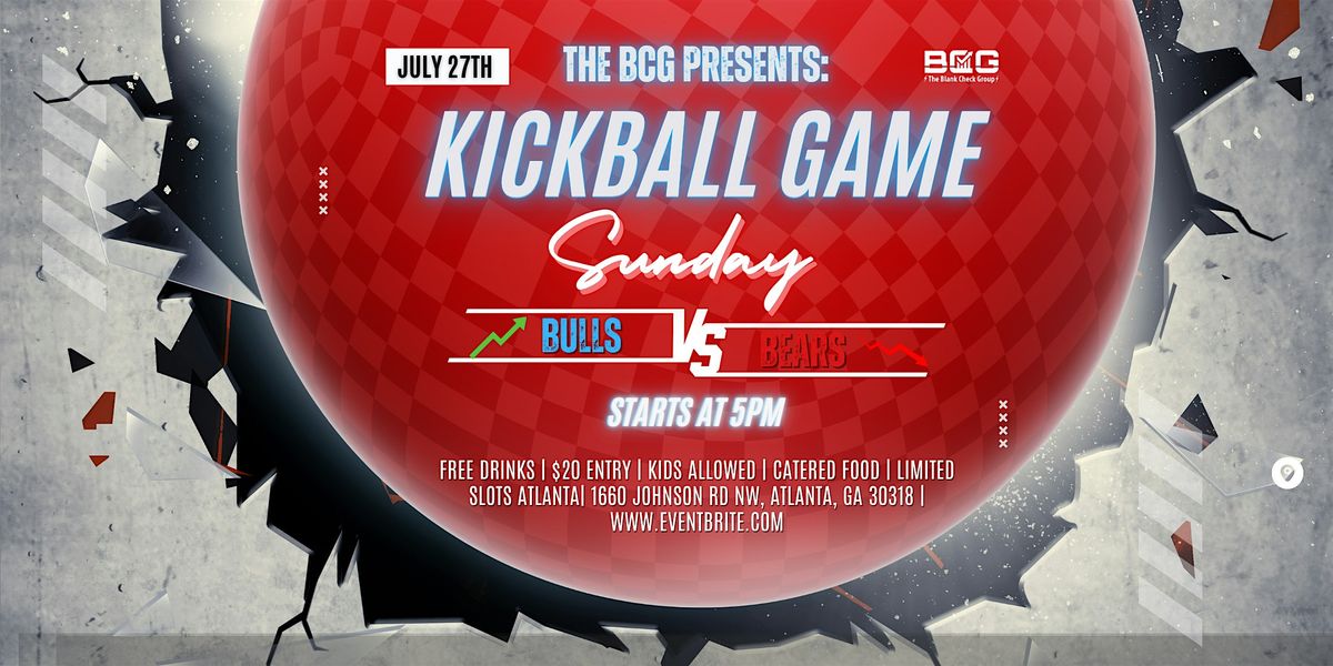 BCG Kickball Game: Bulls vs. Bears | Food • Fun • Community, 27 July | Event in Atlanta | AllEvents
