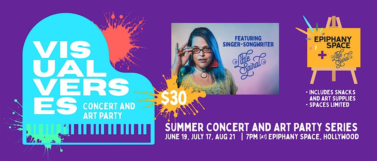 Visual Verses Summer Concert and Art Party Series, 21 August | Event in Los Angeles | AllEvents