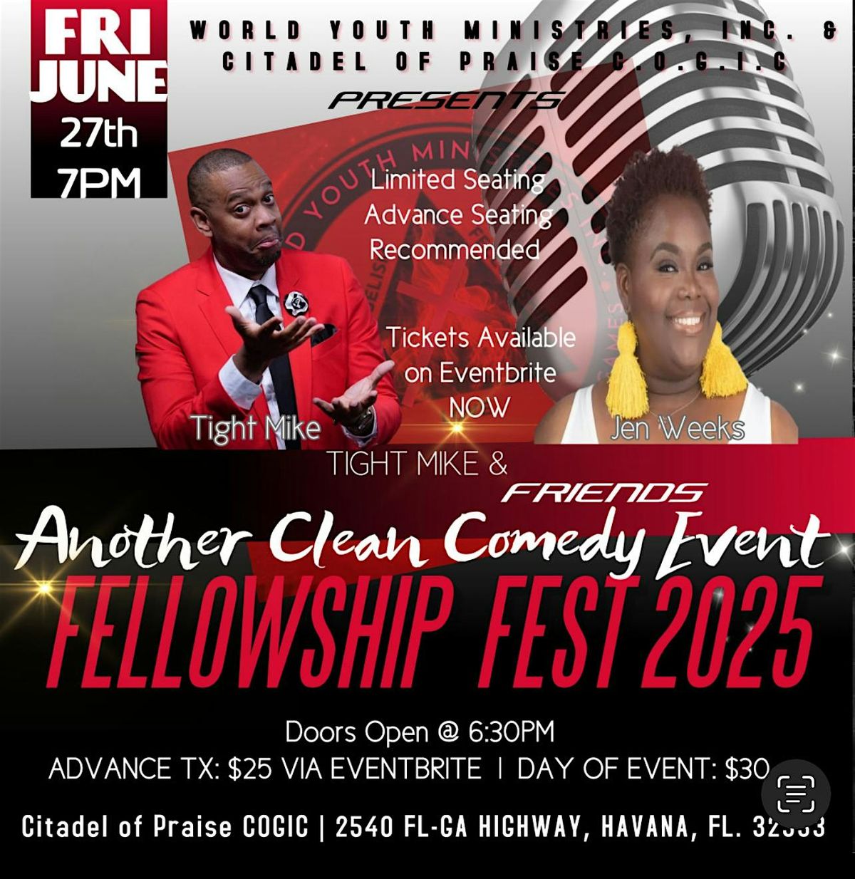 Another Clean Comedy Event w/Tight Mike & Friends, 27 June | Event in Havana | AllEvents