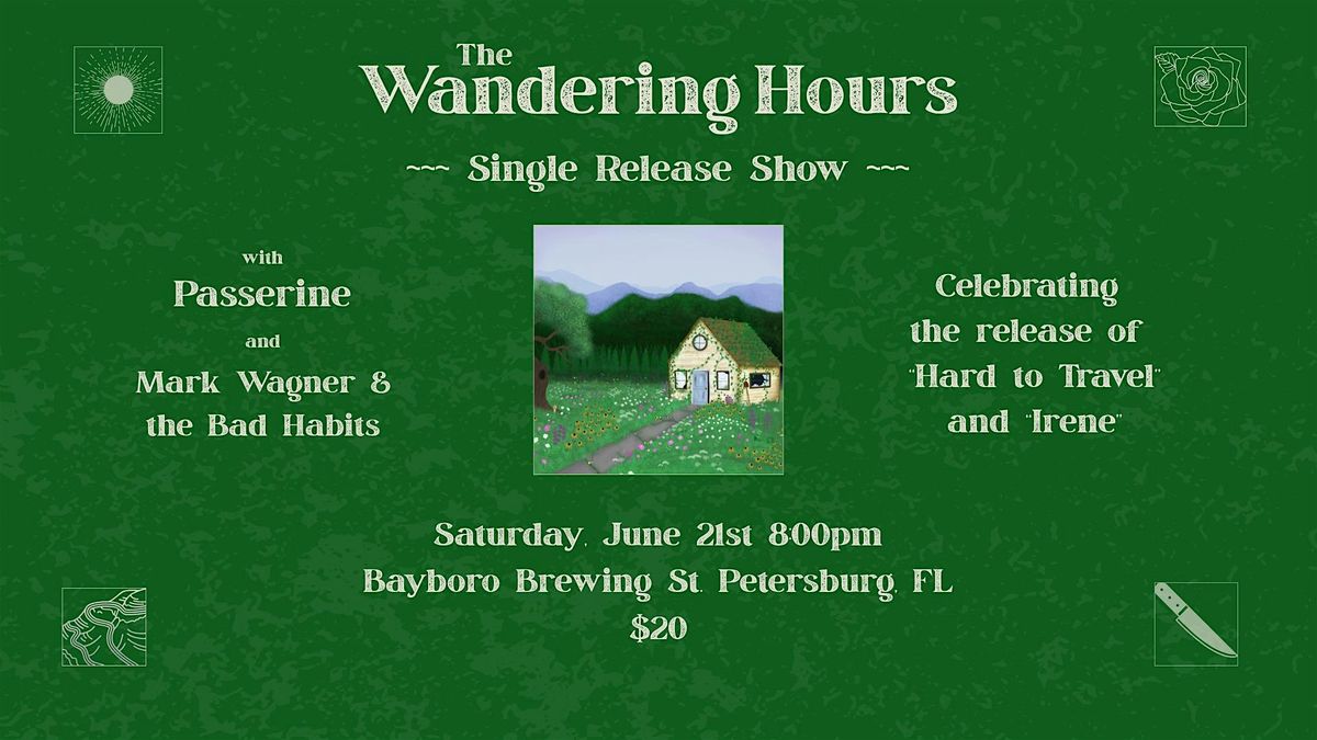 The Wandering Hours (Album Release Show)+ Guests  at Bayboro Brewing, 21 June | Event in St. Petersburg | AllEvents