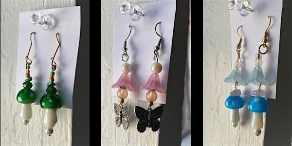 Spring Flower and Mushroom Earrings | Savannah Horan, instructor, 27 May | Event in Gloversville | AllEvents