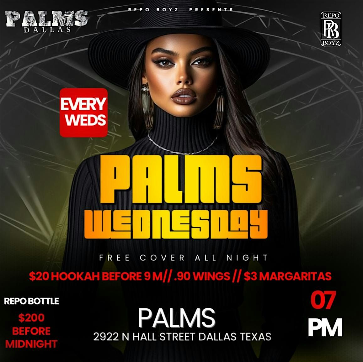 PALMS WEDNESDAY - UPTOWN REVERSE HAPPY HOUR | Event in Dallas | AllEvents