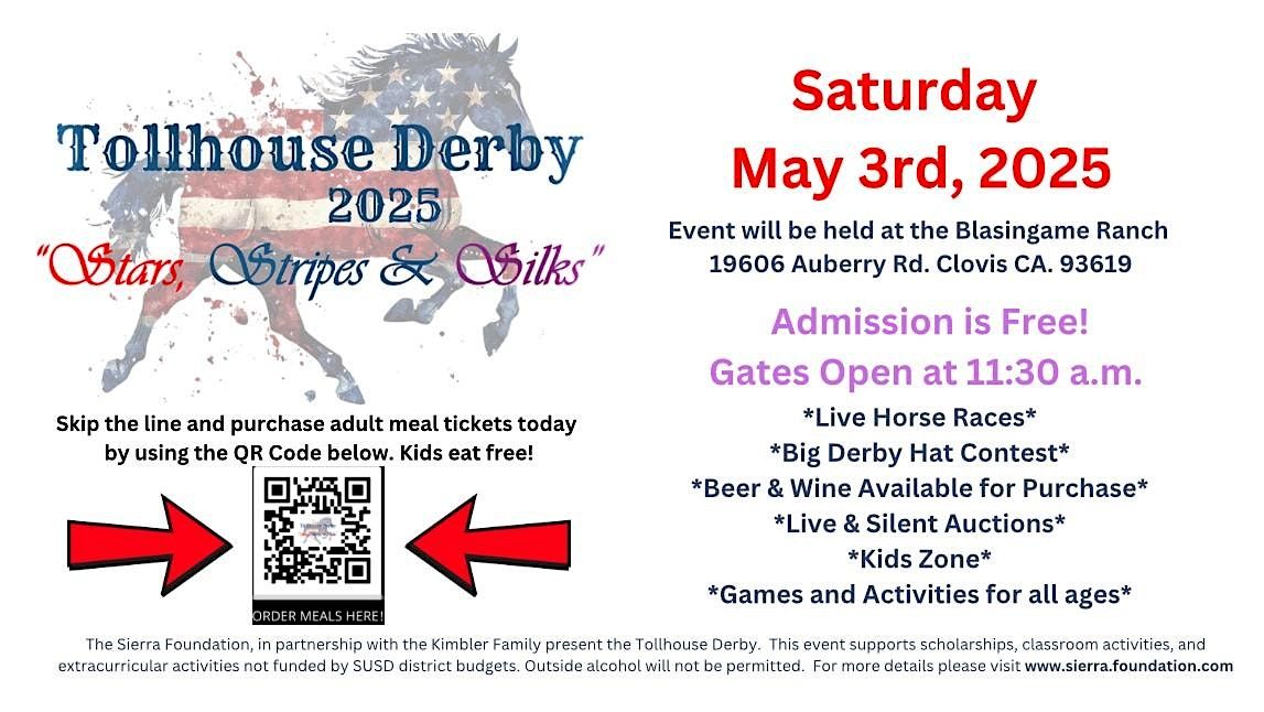 The Tollhouse Derby 2025 | Event in Clovis | AllEvents