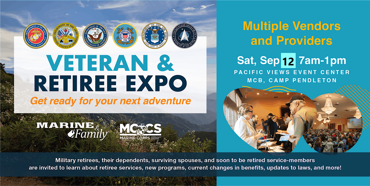 Camp Pendleton Veteran and Retiree Expo, 12 September | Event in Oceanside | AllEvents