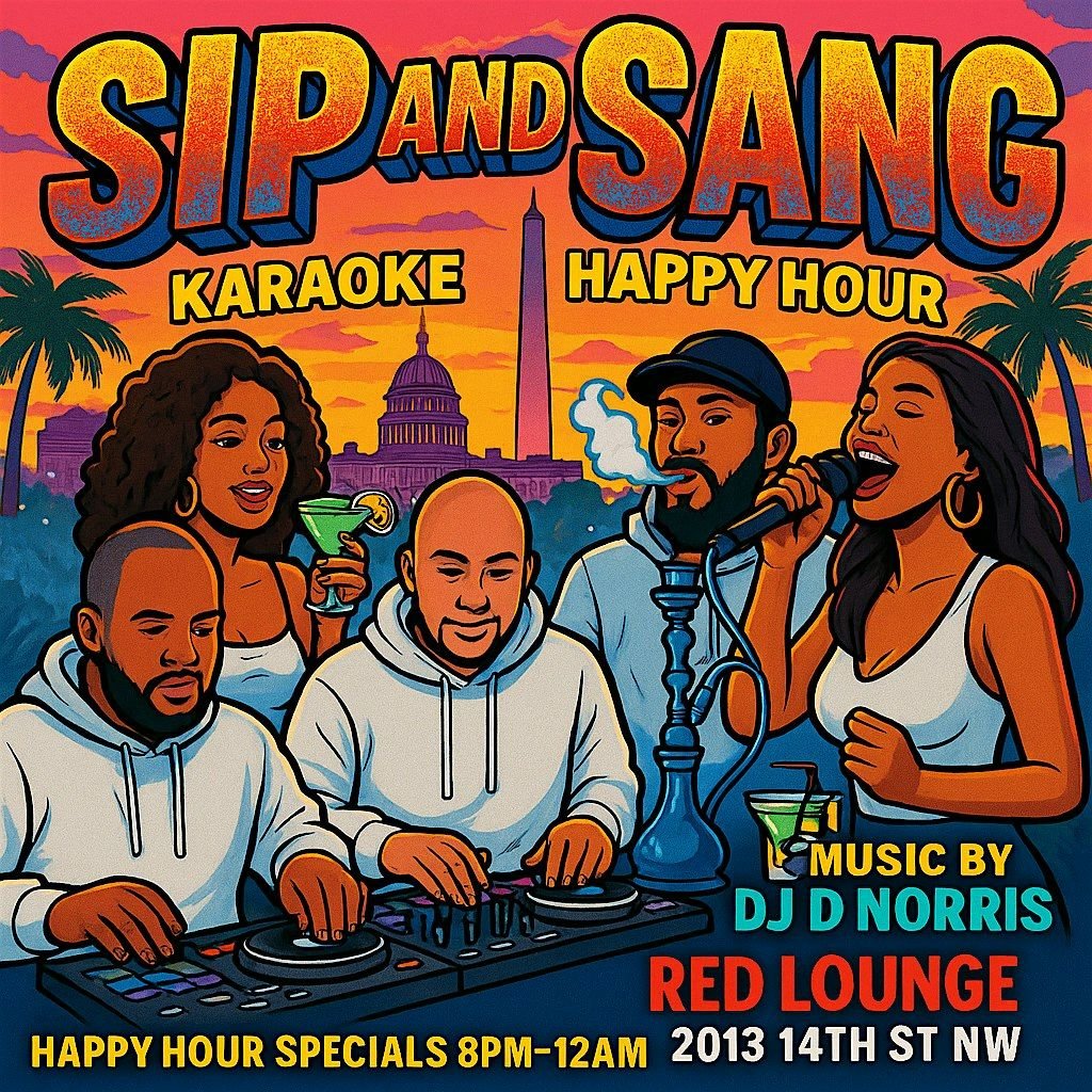 Sip & Sang Karaoke, 25 July | Event in Washington | AllEvents