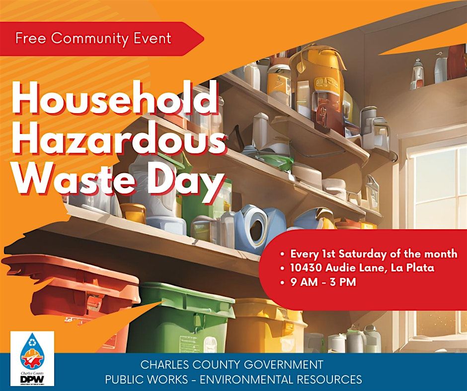 Household Hazardous Waste Day - Free Event, 2 August | Event in La Plata | AllEvents