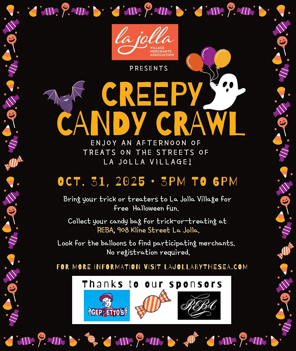 Creepy Candy Crawl, 31 October | Event in San Diego | AllEvents