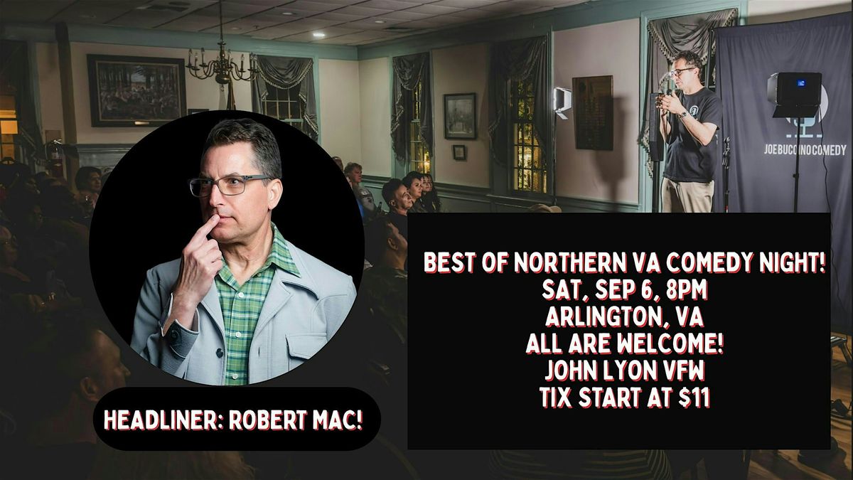 Best of Northern VA Comedy Night!, 6 September | Event in Arlington | AllEvents