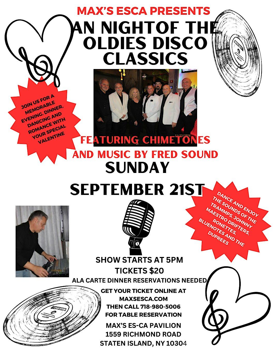 The Chimetones, 21 September | Event in Staten Island | AllEvents