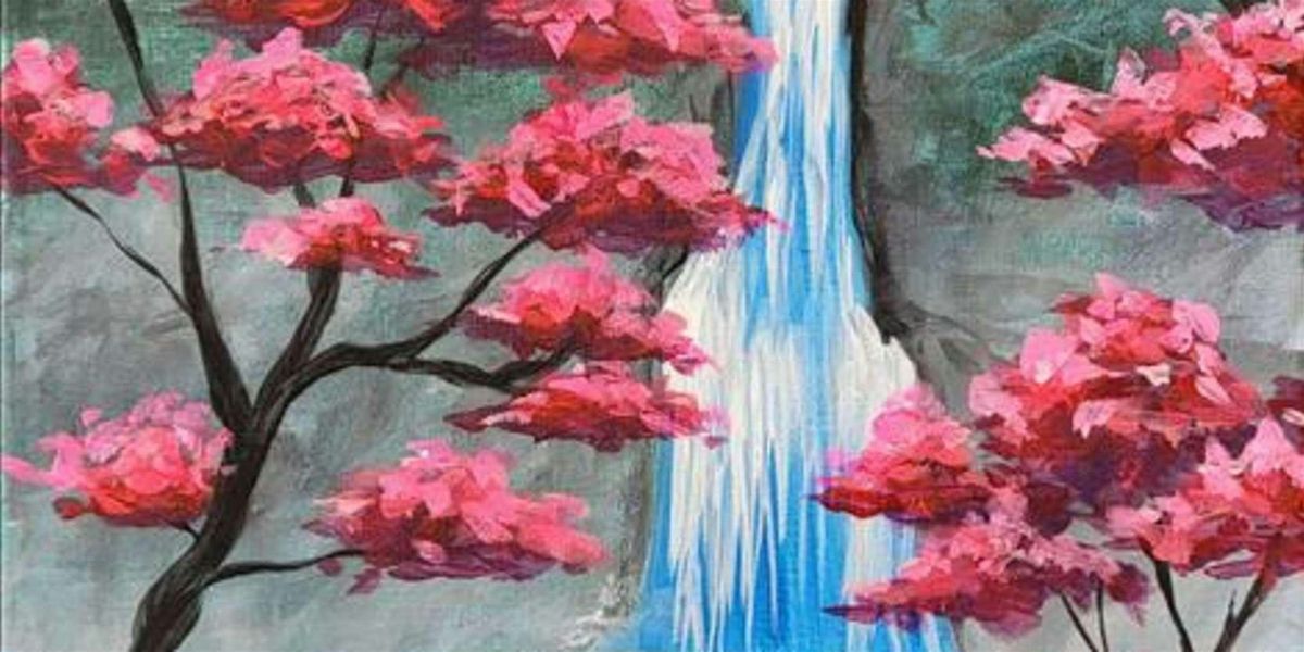 Majestic Waterfall View - Paint and Sip by Classpop!™, 24 July | Event in Pasadena | AllEvents