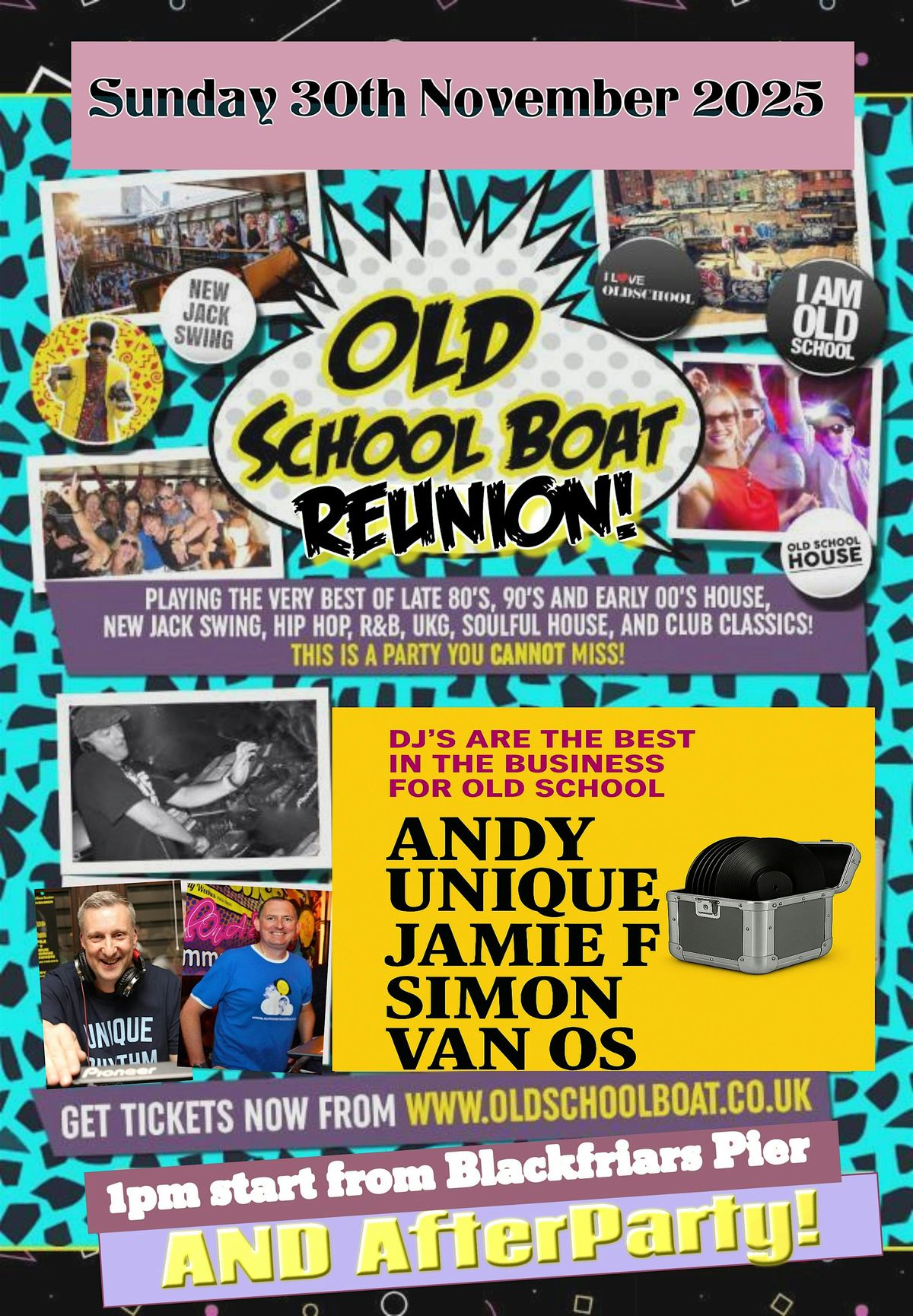 Old School Boat Christmas Party - And AfterParty - 30th November 2025, 30 November | Event in London | AllEvents
