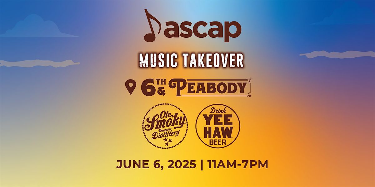 ASCAP MUSIC TAKEOVER (2025 CMA FEST), 6 June | Event in Nashville | AllEvents