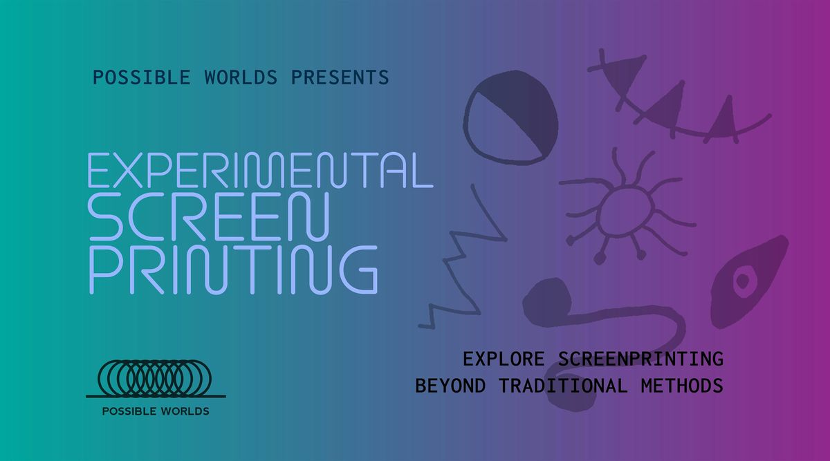 Experimental Screenprinting, 23 November | Event in Ottawa | AllEvents