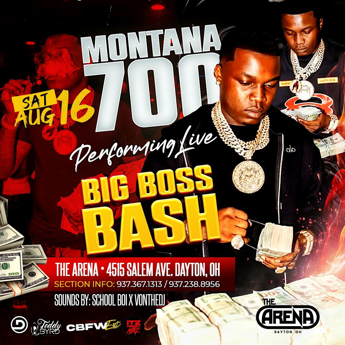 BIG BOSS BASH – LIVE PERFORMANCE BY MONTANA700, 16 August | Event in Dayton | AllEvents