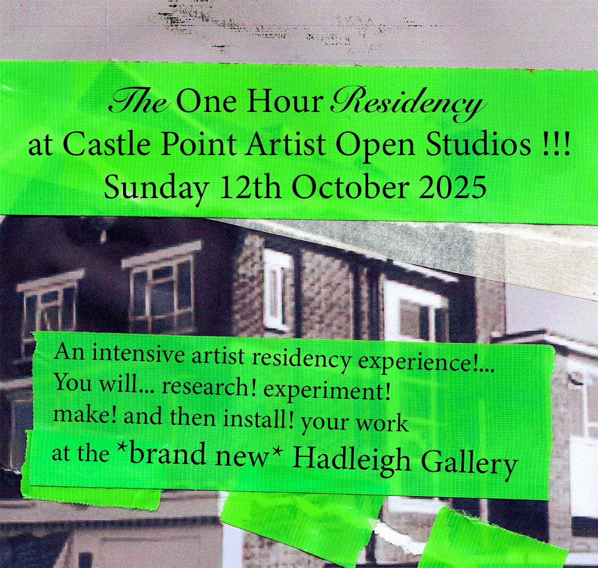 The One Hour Residency at Castle Point Artist Open Studios 2025, 12 October | Event in Hadleigh | AllEvents