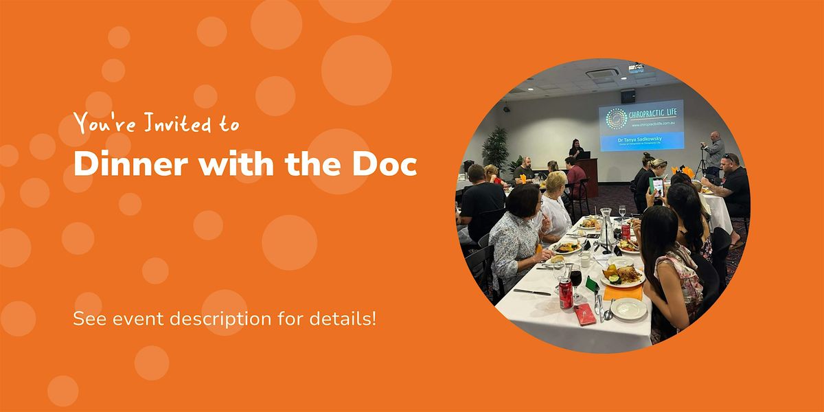 FREE Workshop: Dinner with the Doctor - Murray Bridge, 2 December | Event in Murray Bridge | AllEvents