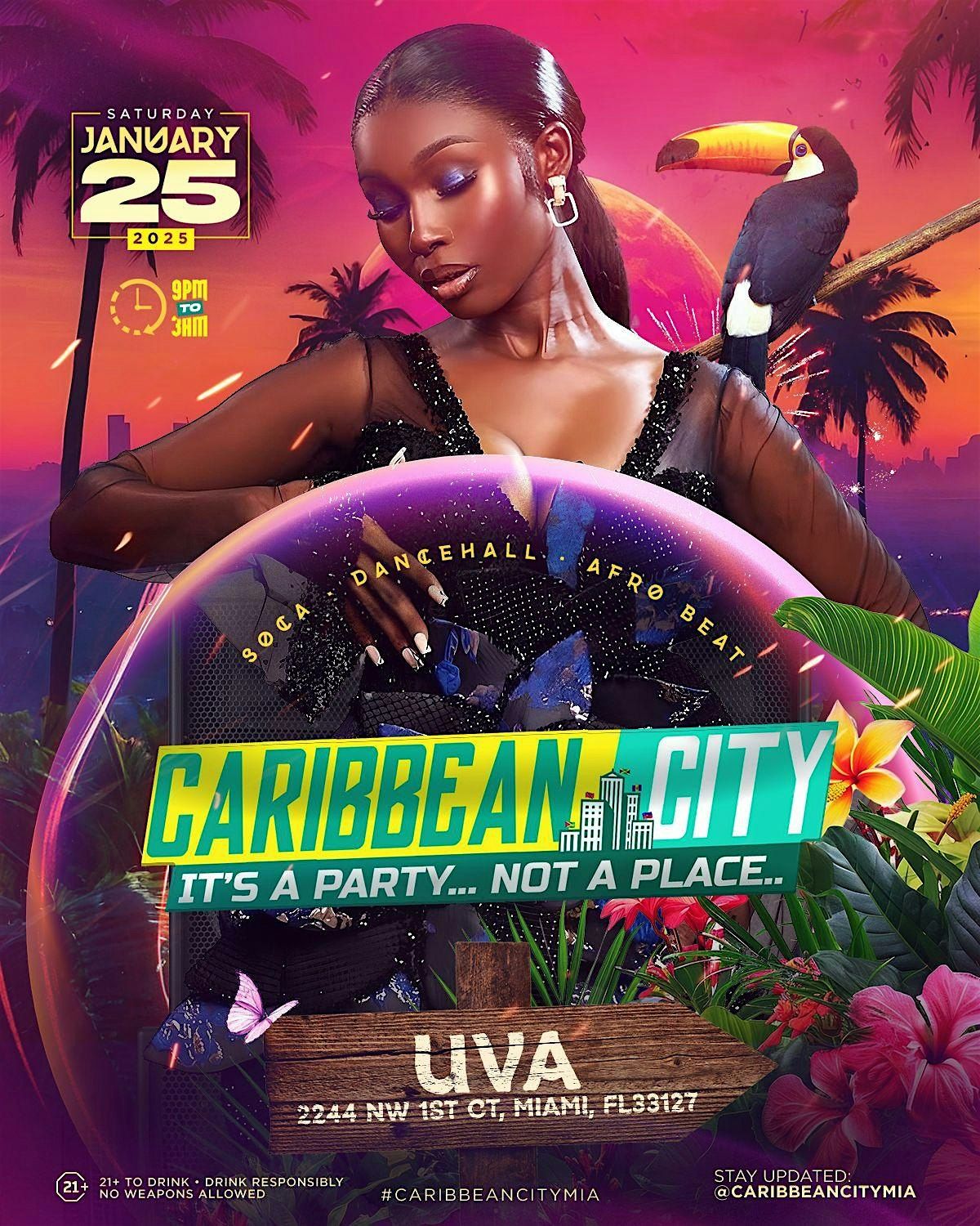 CARIBBEAN CITY | MEMORIAL WEEKEND | Ladies FREE with RSVP Before Midnight, 24 May | Event in Miami | AllEvents