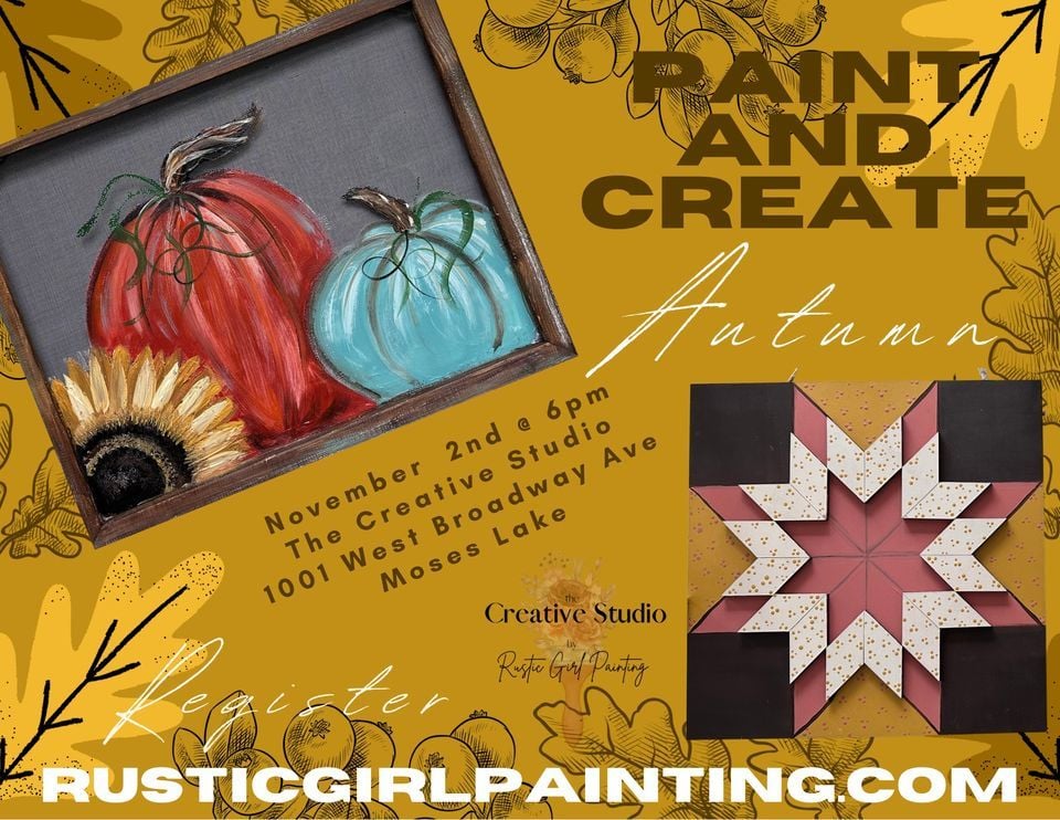 Paint your own screen or wood barn quilt!, The Creative Studio by