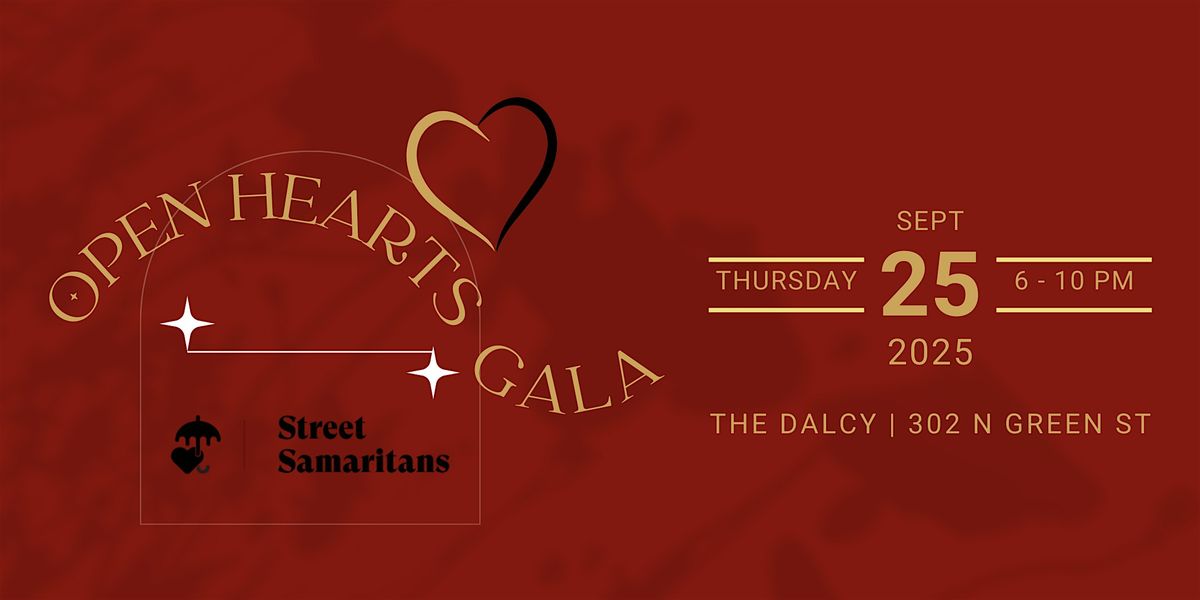Street Samaritans Sixth Annual Open Hearts Gala, 25 September | Event in Chicago | AllEvents