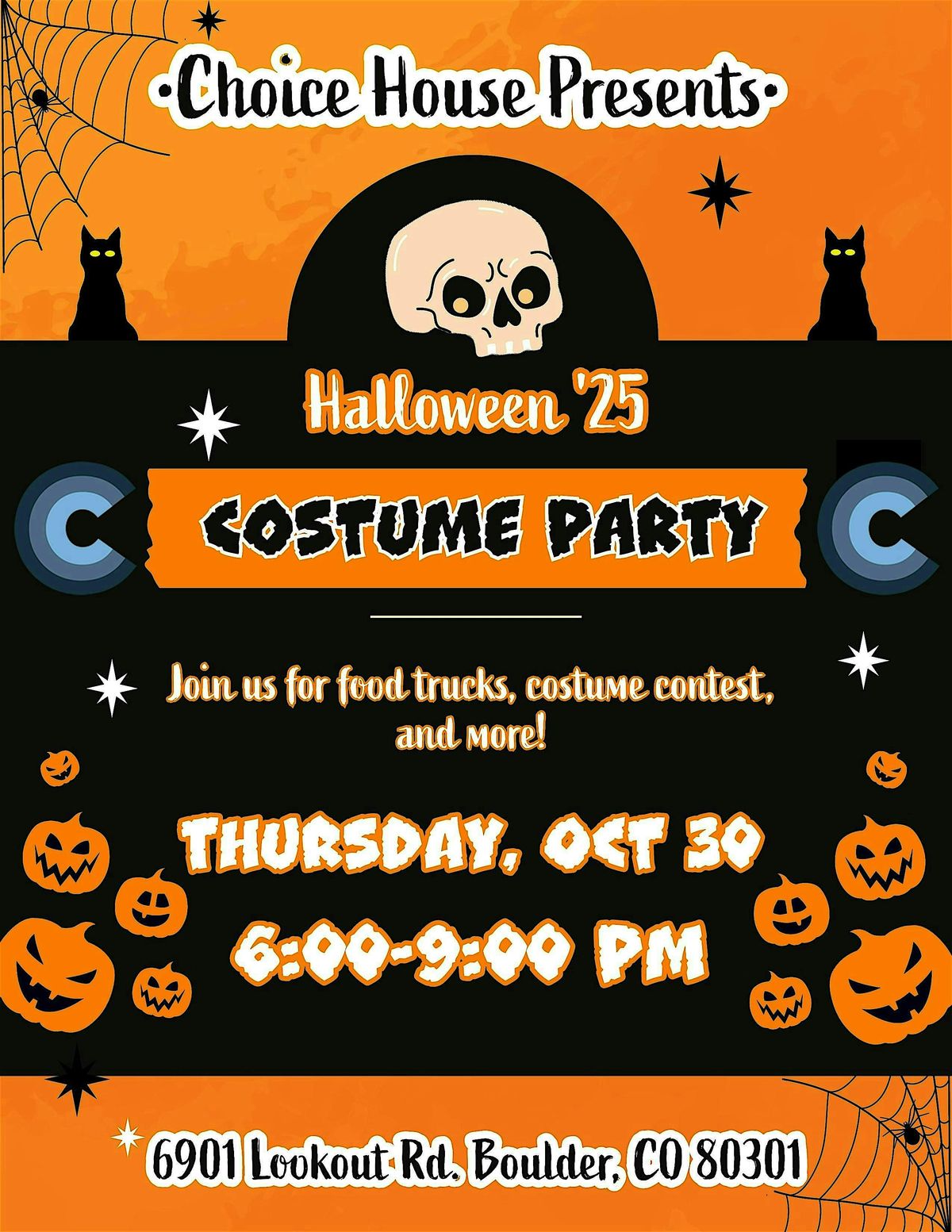 Choice House Halloween Party 2025, 30 October | Event in Boulder | AllEvents