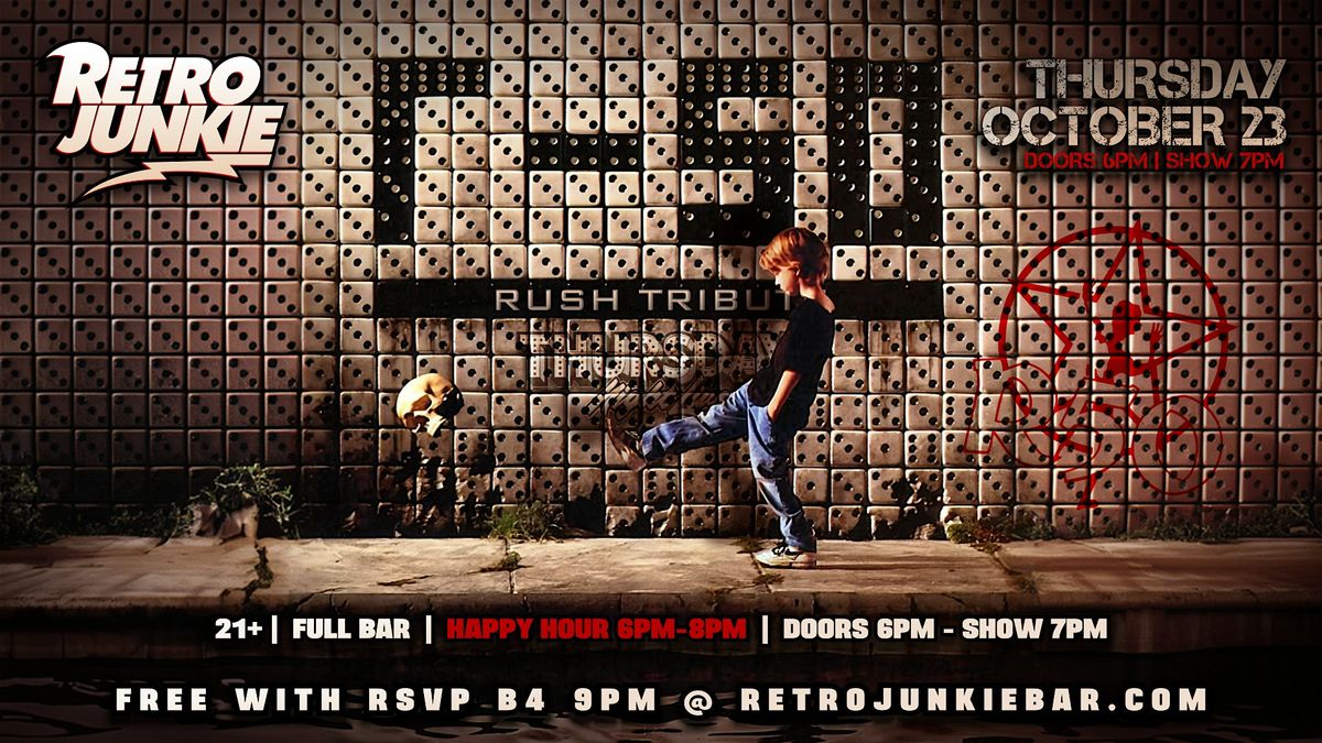 R-50 RUSH TRIBUTE... LIVE @ Retro Junkie!, 23 October | Event in Walnut Creek | AllEvents
