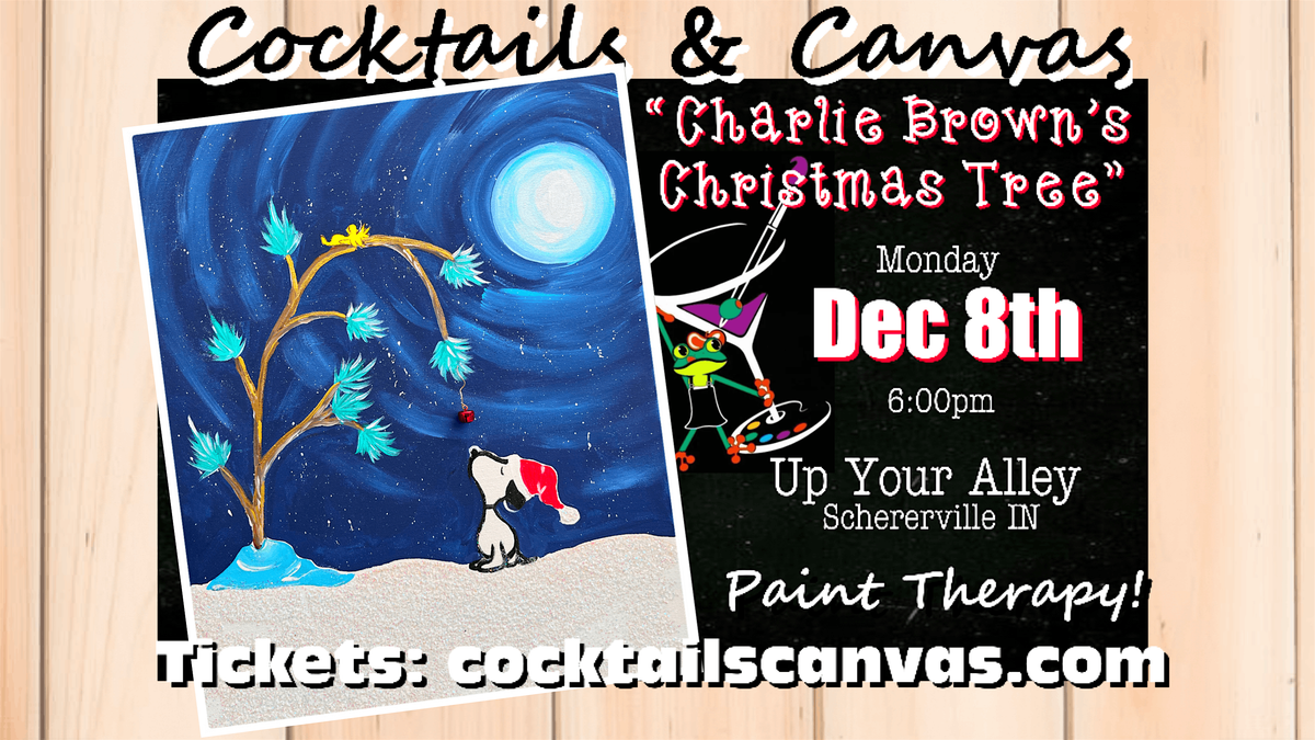 Charlie's Christmas Tree festive Cocktails and Canvas Paint and Sip Event, 8 December | Event in Schererville