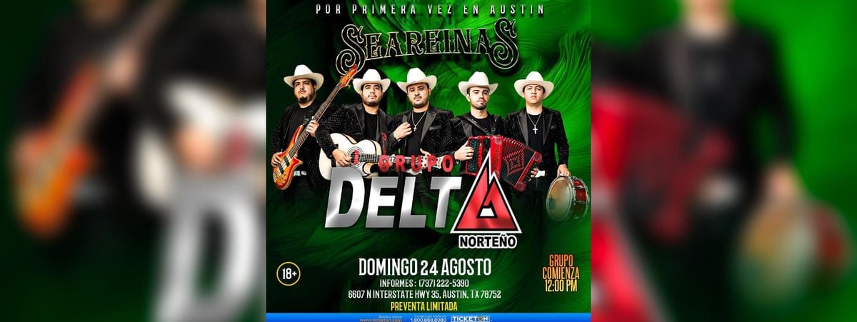 GRUPO DELTA  in Austin, 24 August | Event in Austin | AllEvents