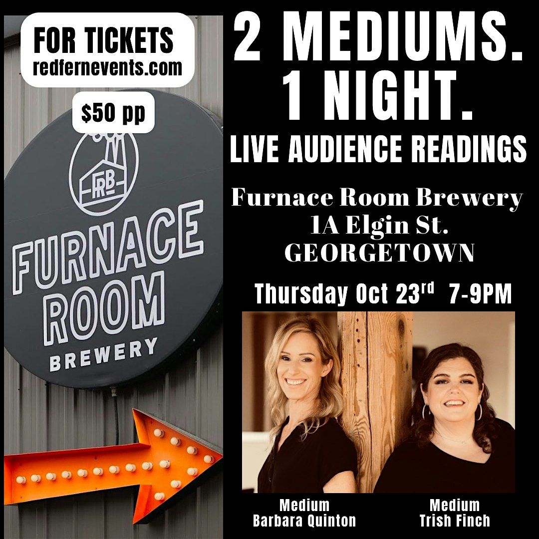 2 Mediums. 1 Night. Live Audience Mediumship Readings, Georgetown ON, 23 October | Event in Halton Hills | AllEvents