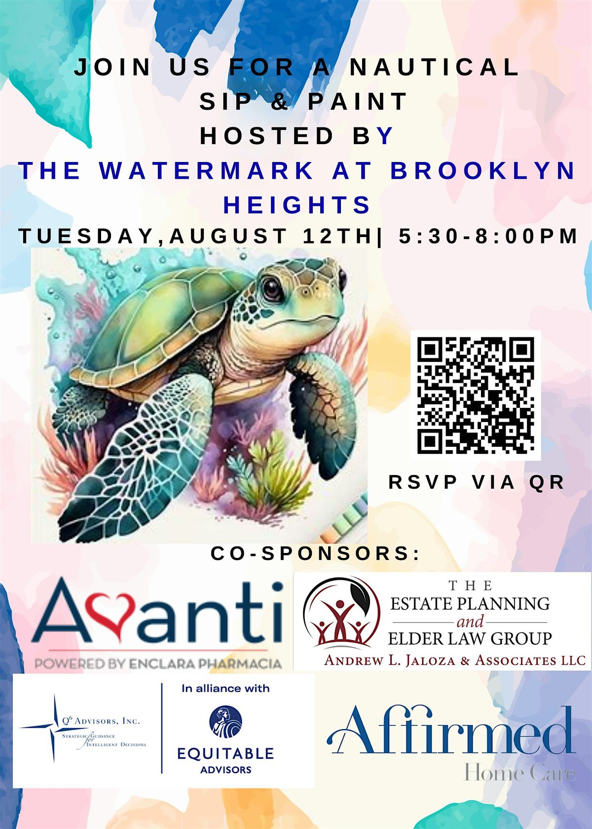 Raise the Glass, Drop the Anchor, and Create a Masterpiece! SIP & Paint, 12 August | Event in Brooklyn