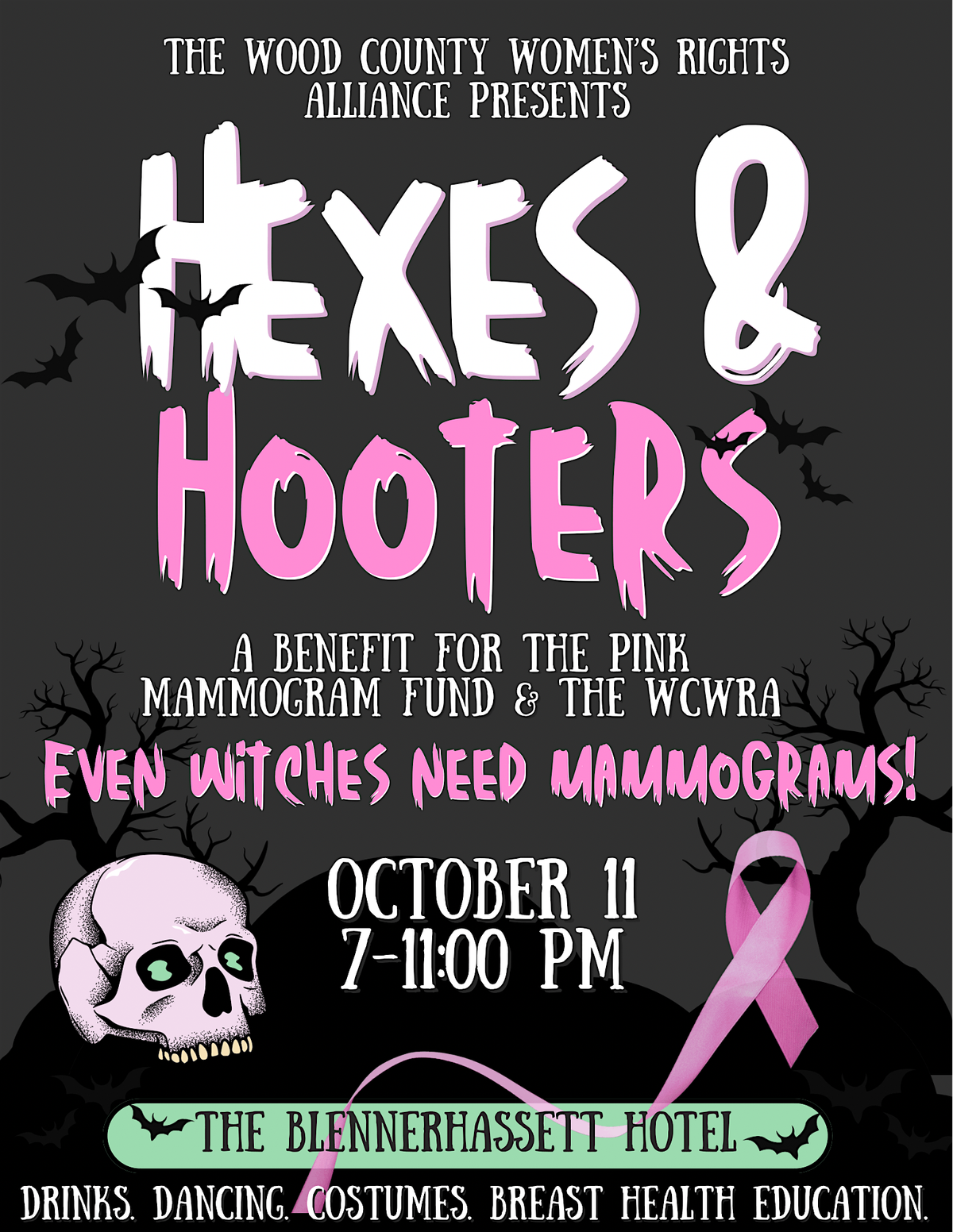 Hexes & Hooters! Even Witches Need Mammograms!, 11 October | Event in Parkersburg | AllEvents