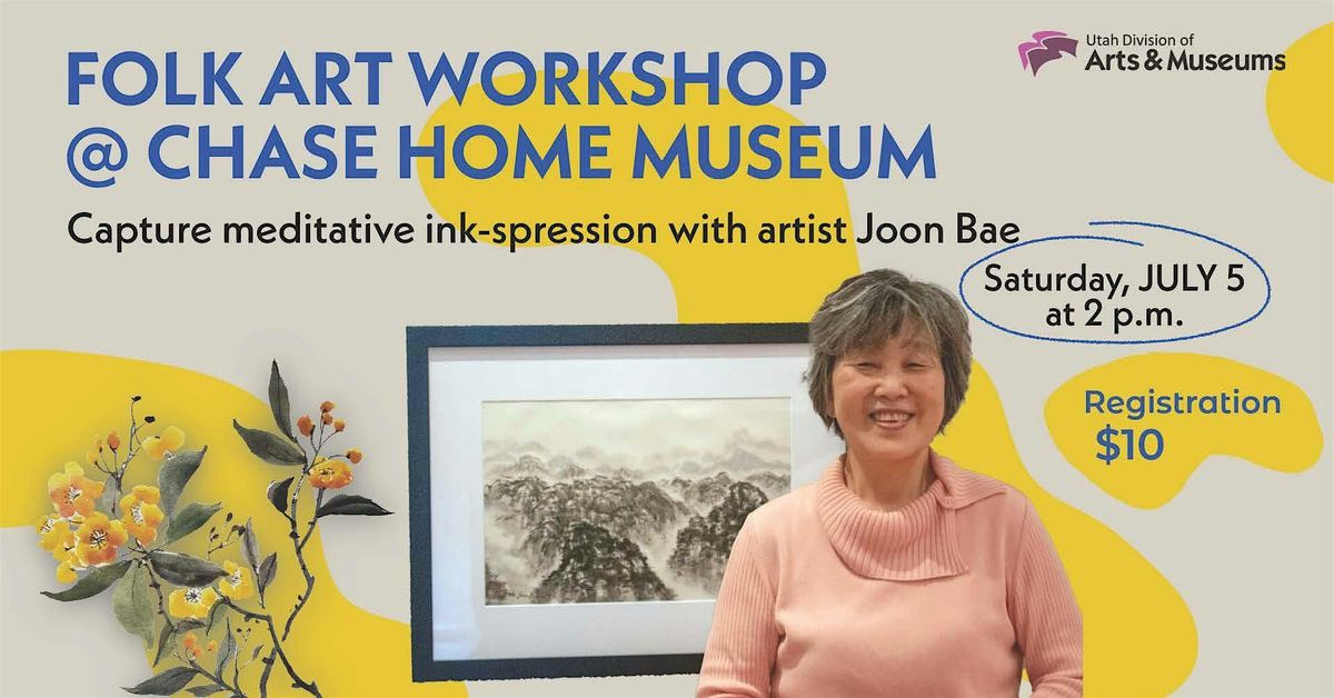 Folk Arts Workshop at Chase Home - Ink Painting, 6 September | Event in Salt Lake City | AllEvents