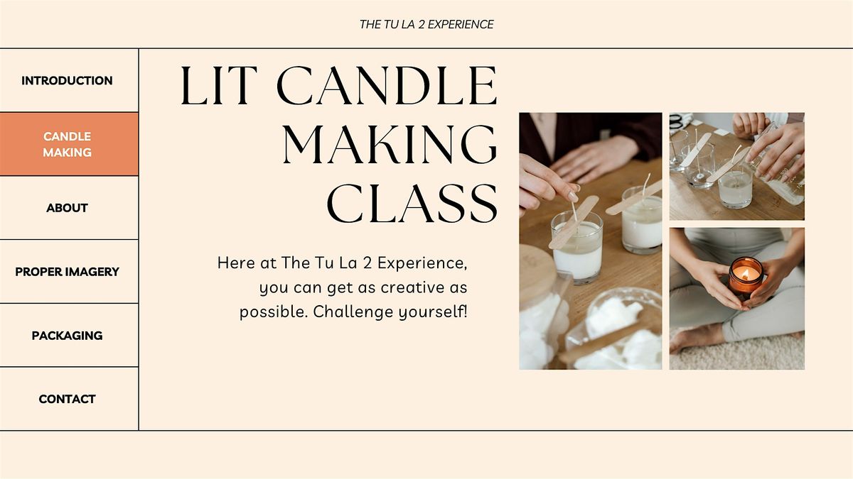 It's Lit Candle Making Class | Event in Atlanta | AllEvents