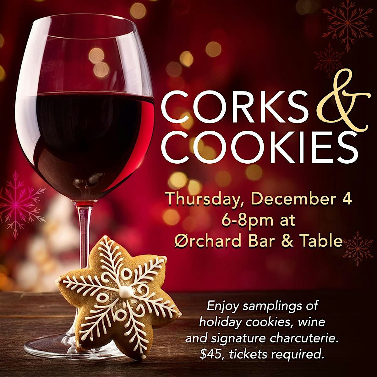 Holiday Cookies & Corks, 4 December | Event in Port Clinton | AllEvents