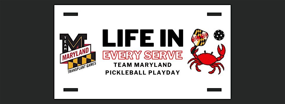 Life in Every Serve: Team Maryland Pickleball Playday, 7 September | Event in Pikesville | AllEvents