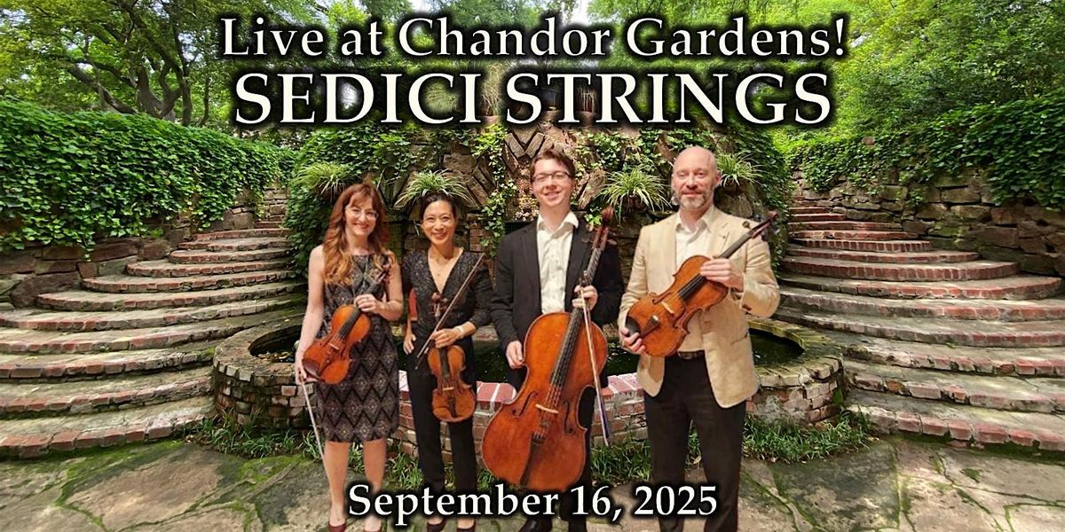 Sidici Strings - Live at Chandor Gardens!, 16 September | Event in Weatherford | AllEvents