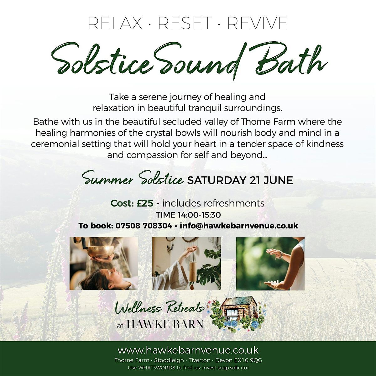 SOLSTICE SOUND BATH, 21 June | Event in Tiverton | AllEvents