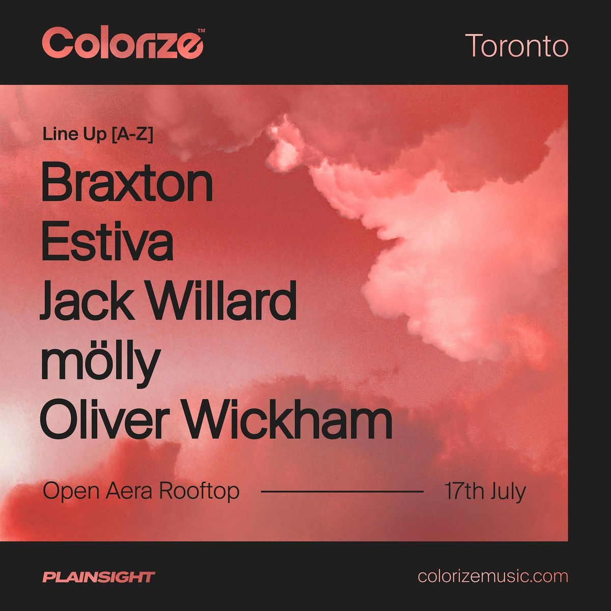 COLORIZE TORONTO |  Sunset Rooftop Party | Open Aera Rooftop, 17 July | Event in Toronto | AllEvents