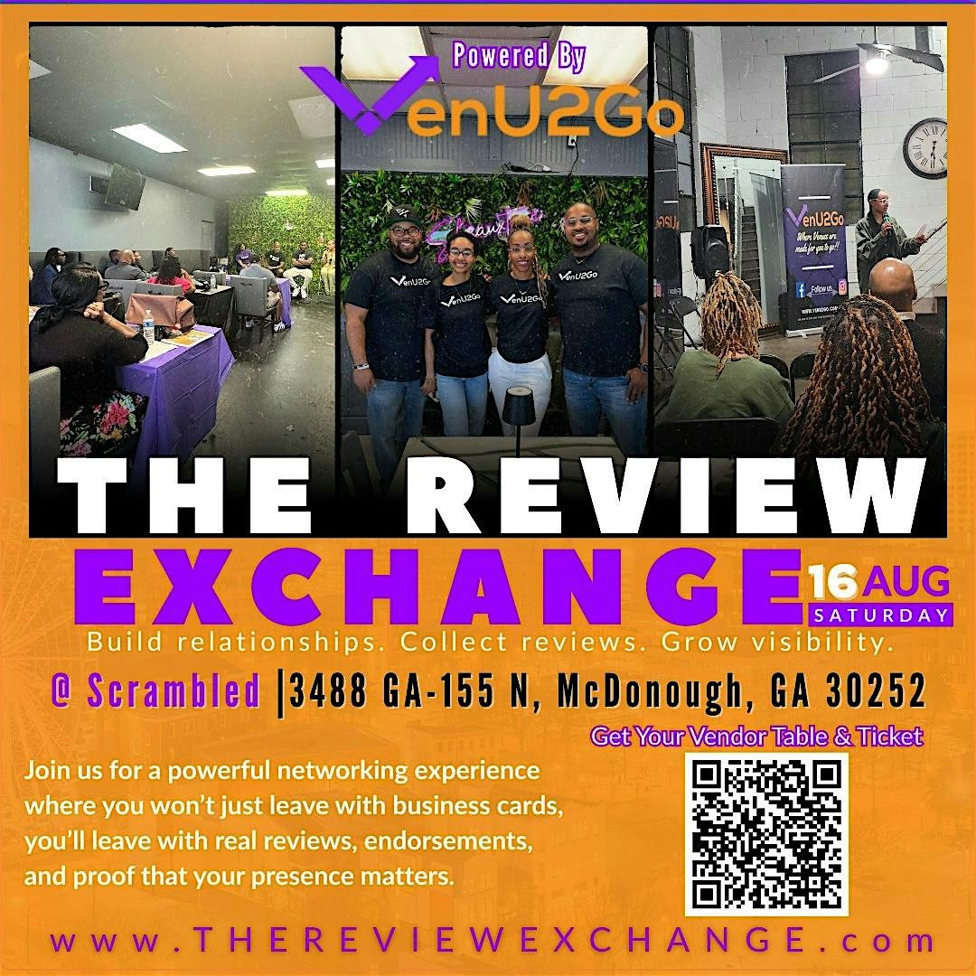 The Review Exchange, 16 August | Event in McDonough | AllEvents