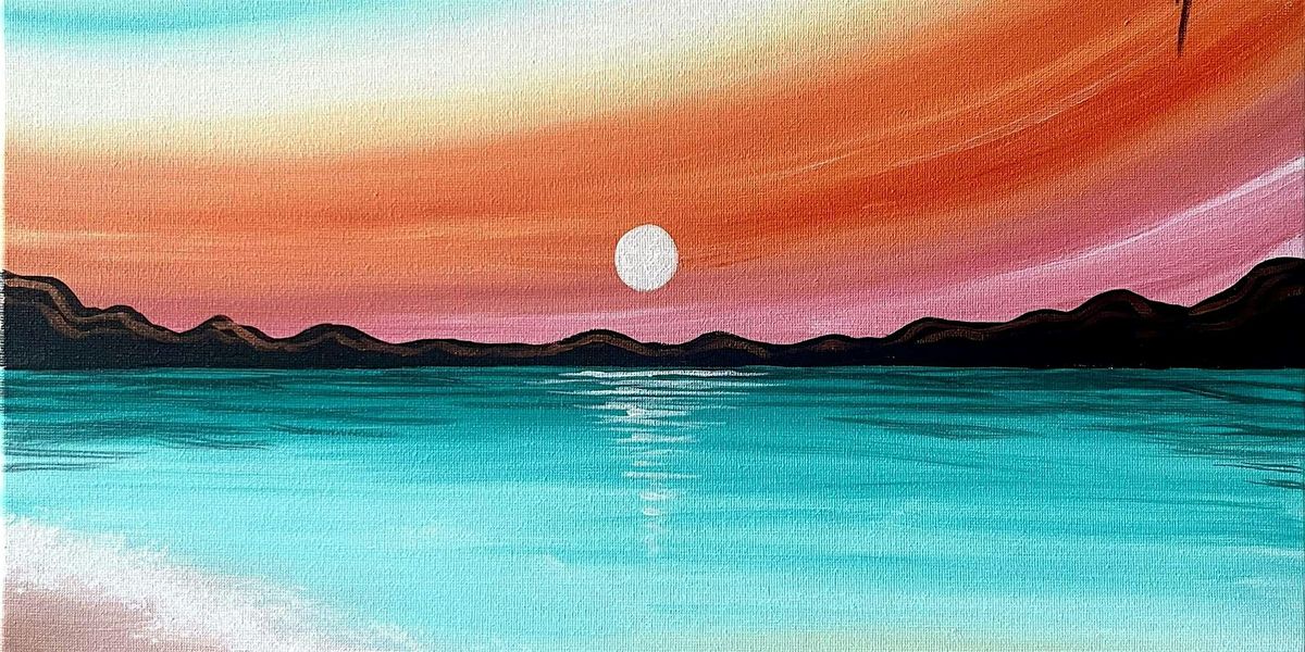 Sea Turtle Sunset - Paint and Sip by Classpop!™, 12 July | Event in Gilbert | AllEvents