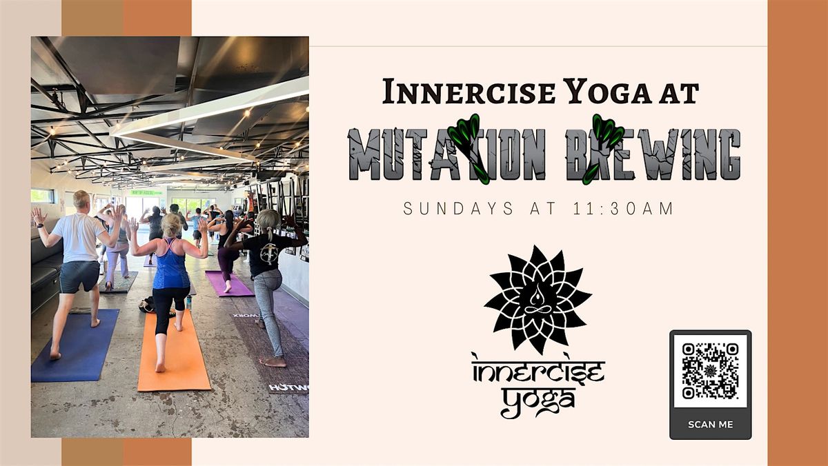 Innercise Yoga at Mutation Brewing - October, 5 October | Event in Sandy Springs | AllEvents