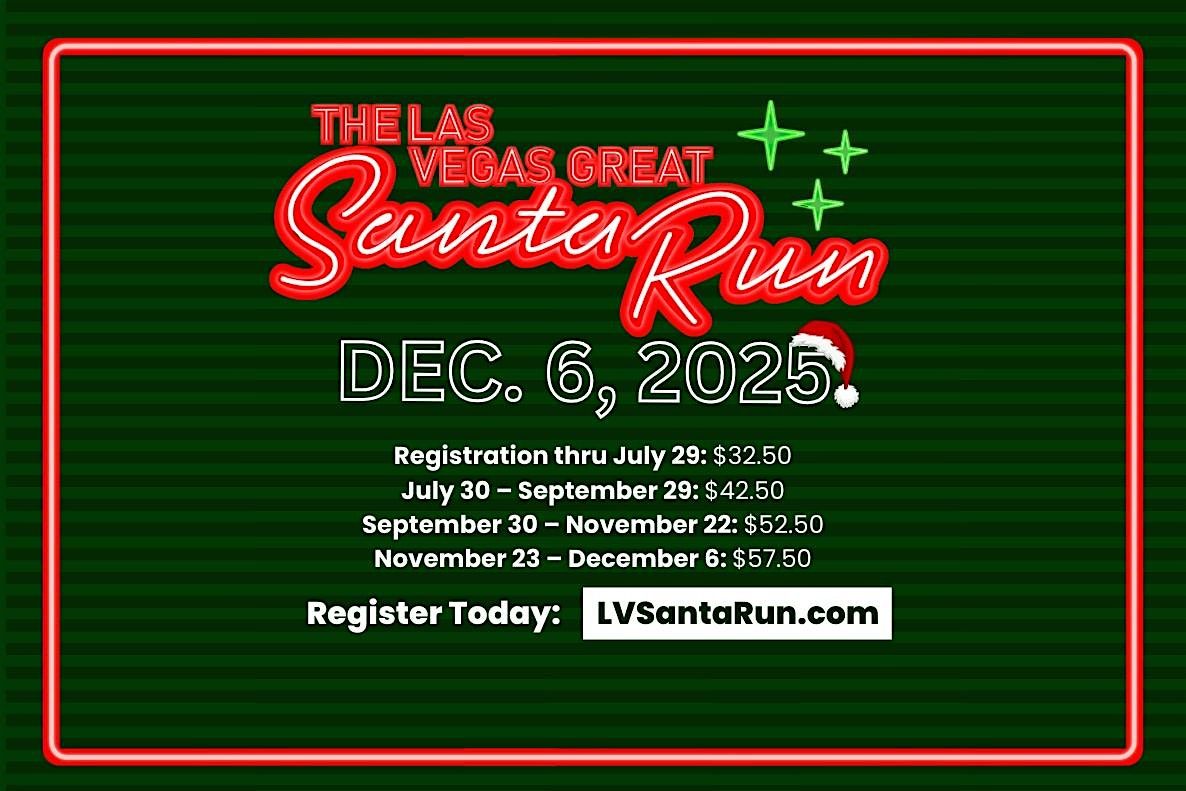 21st Annual Las Vegas Great Santa Run, 6 December | Event in Las Vegas | AllEvents