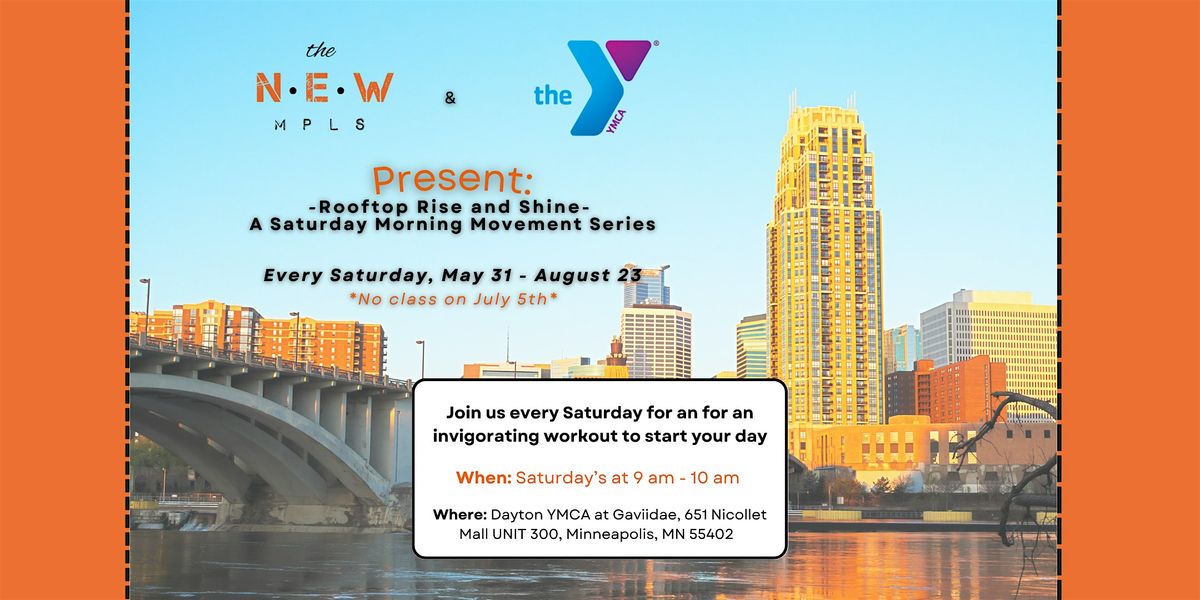 Gaviidae  YMCA & theNEWmpls Rooftop Rise & Shine - A Summer Movement Series | Event in Minneapolis