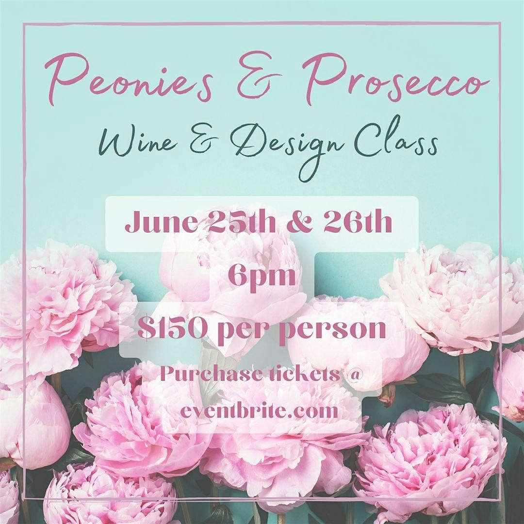 Peonies & Prosecco: Wine & Design Class | Event in Jacksonville Beach | AllEvents