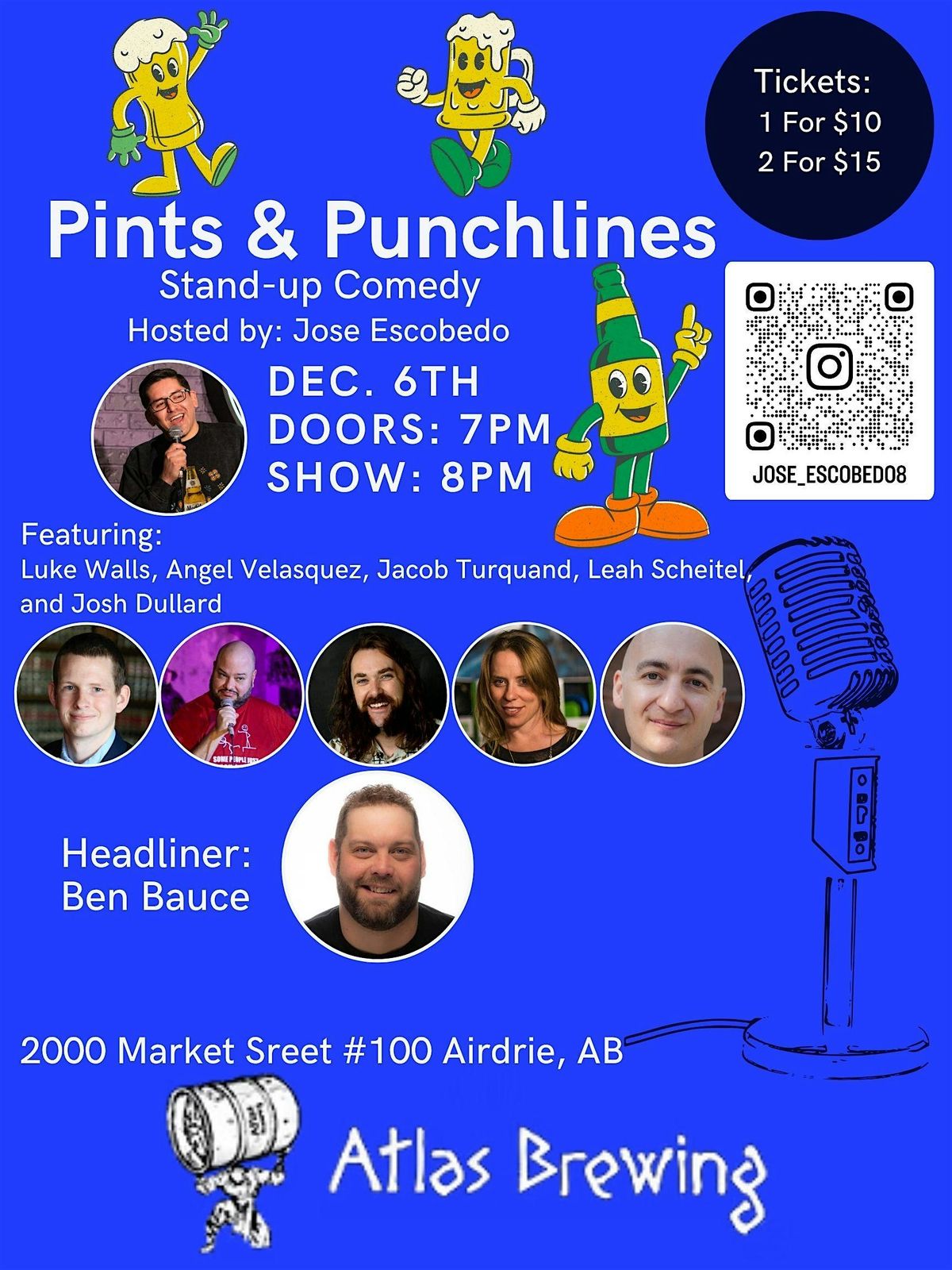 Pints and Punchlines, 6 December | Event in Airdrie | AllEvents