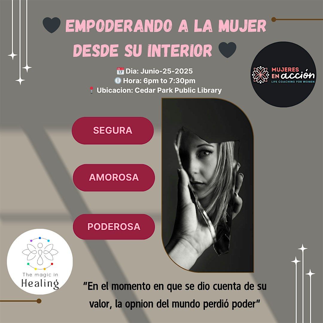 Empoderando a la mujer desde su Interior, 25 June | Event in Cedar Park | AllEvents
