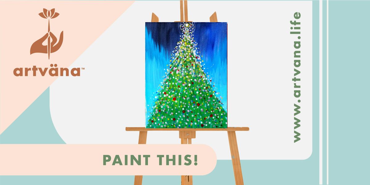 Holiday Paint & Sip in South Lake Union at SLUBRU December 2025 by Artvana, 9 December | Event in Seattle