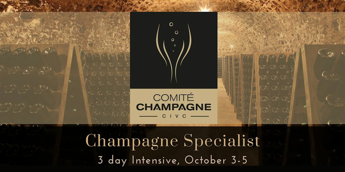 Champagne Specialist Certification 3-Day Intensive October 3-5, 2025, 3 October | Event in Cambridge | AllEvents
