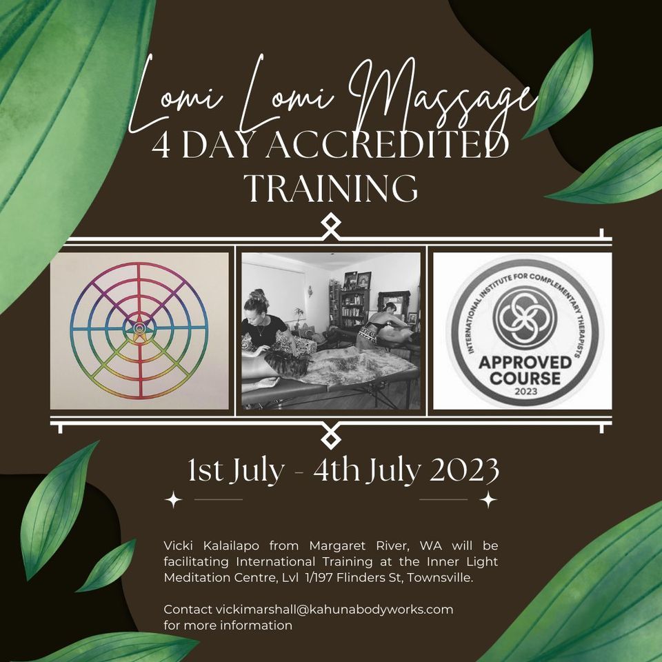 Lomi Lomi Massage International Training. Facilitated by Vicki